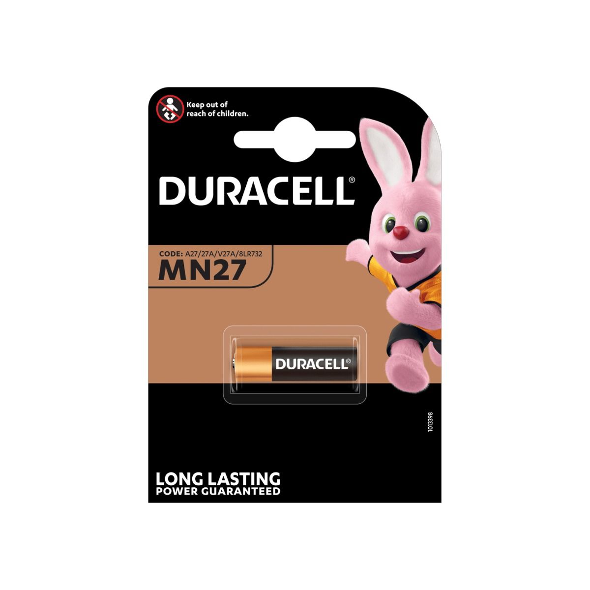 PILA DURACELL M/DISTANCIA MN27 BL.1