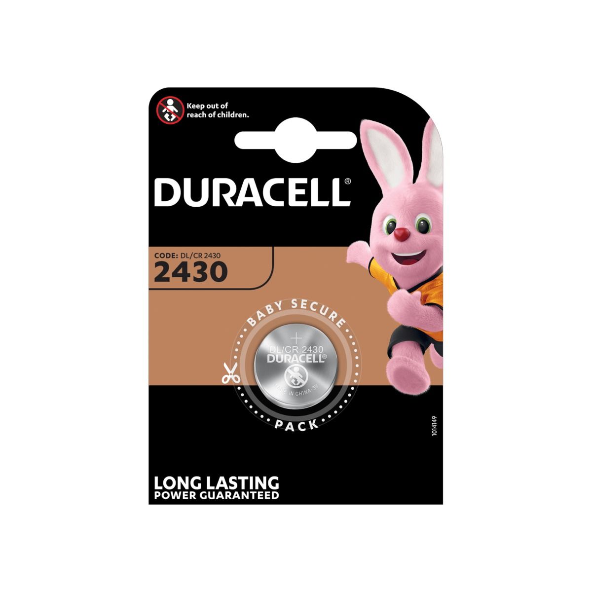 PILA DURACELL BOTON LITIO CR-2430 BL.1
