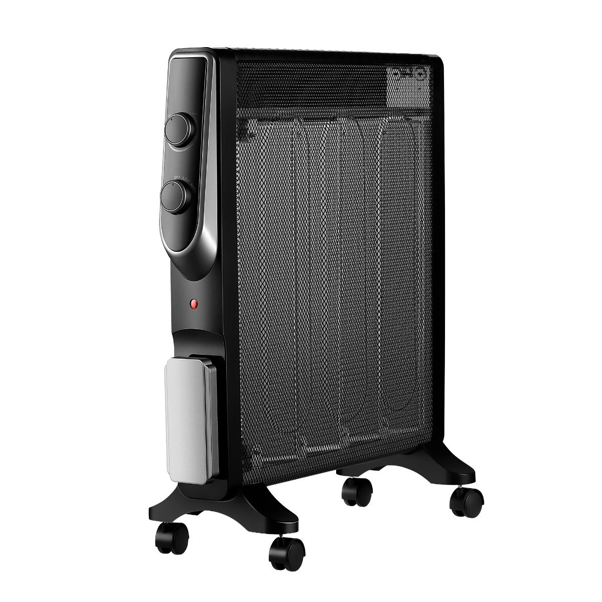 RADIADOR MICA NEGRO 2CARAS 2000W.