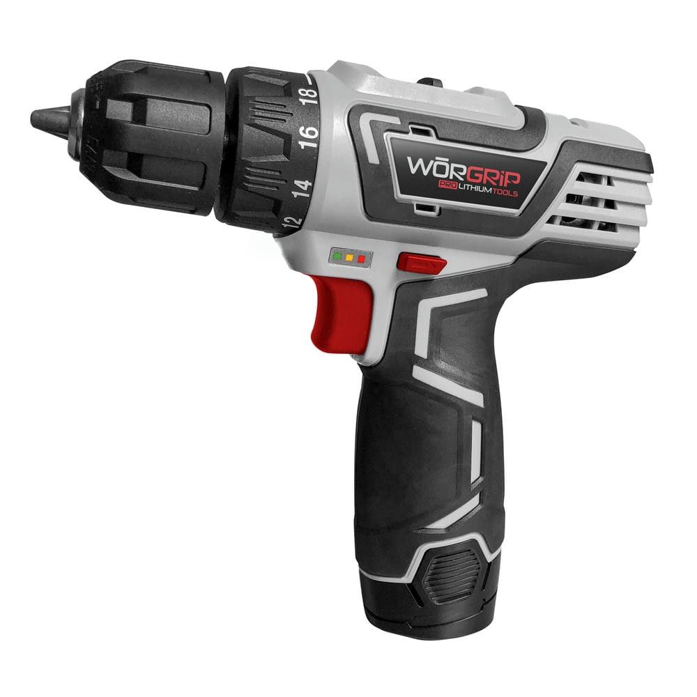 TALADRO ATORN. WORGRIP 12V. 1 BAT 1.3Ah