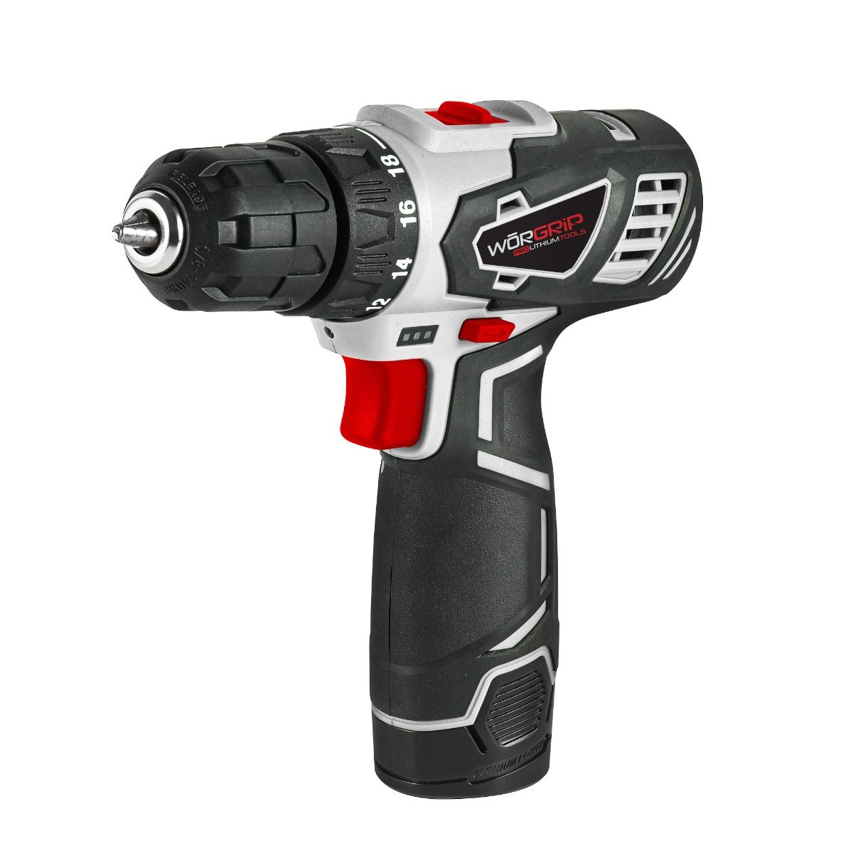 TALADRO ATOR. 12V.1BAT 1.5Ah.KIT HERRAM.