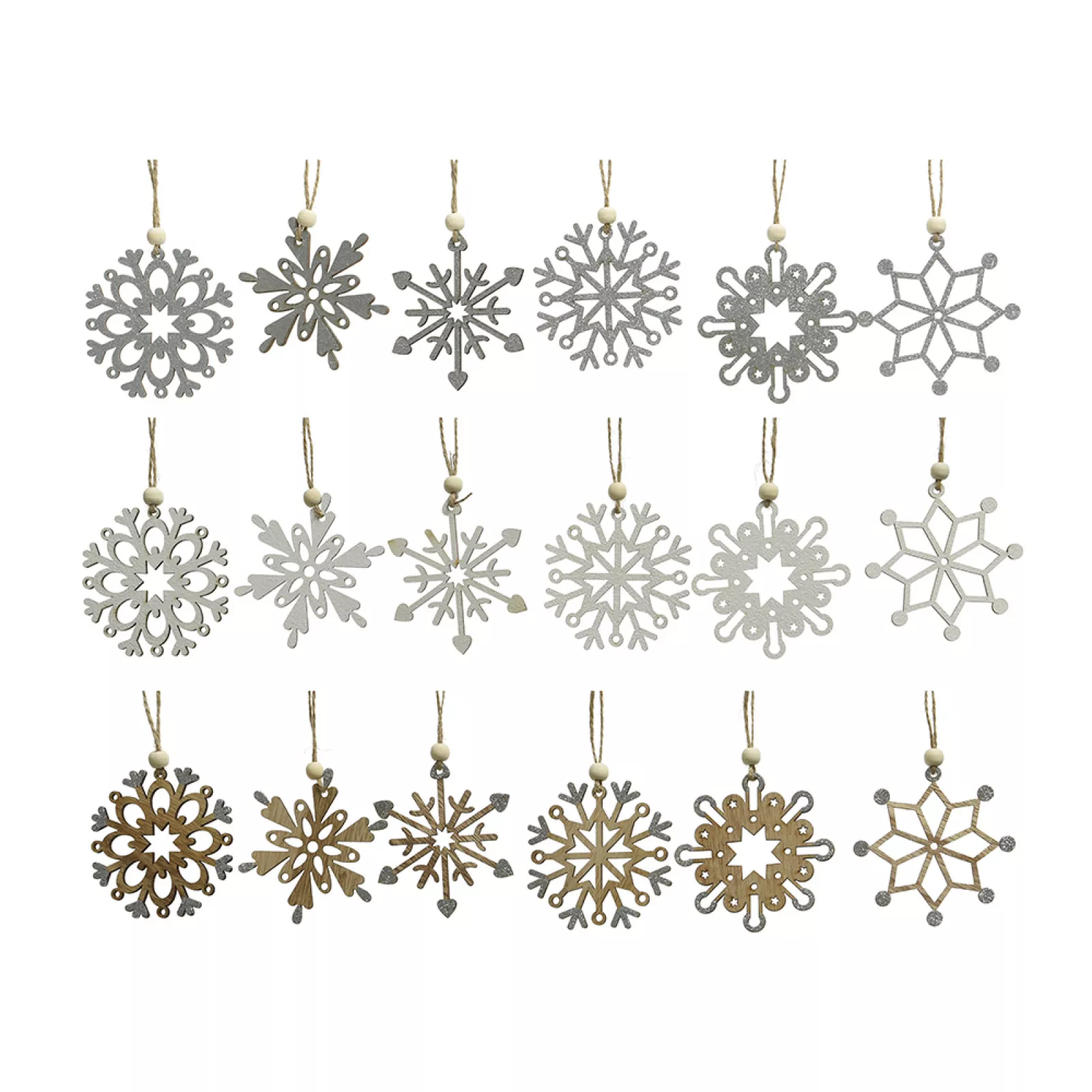 ADORNO MADERA PARA ARBOL DE NAVIDAD VARIOS MODELOS