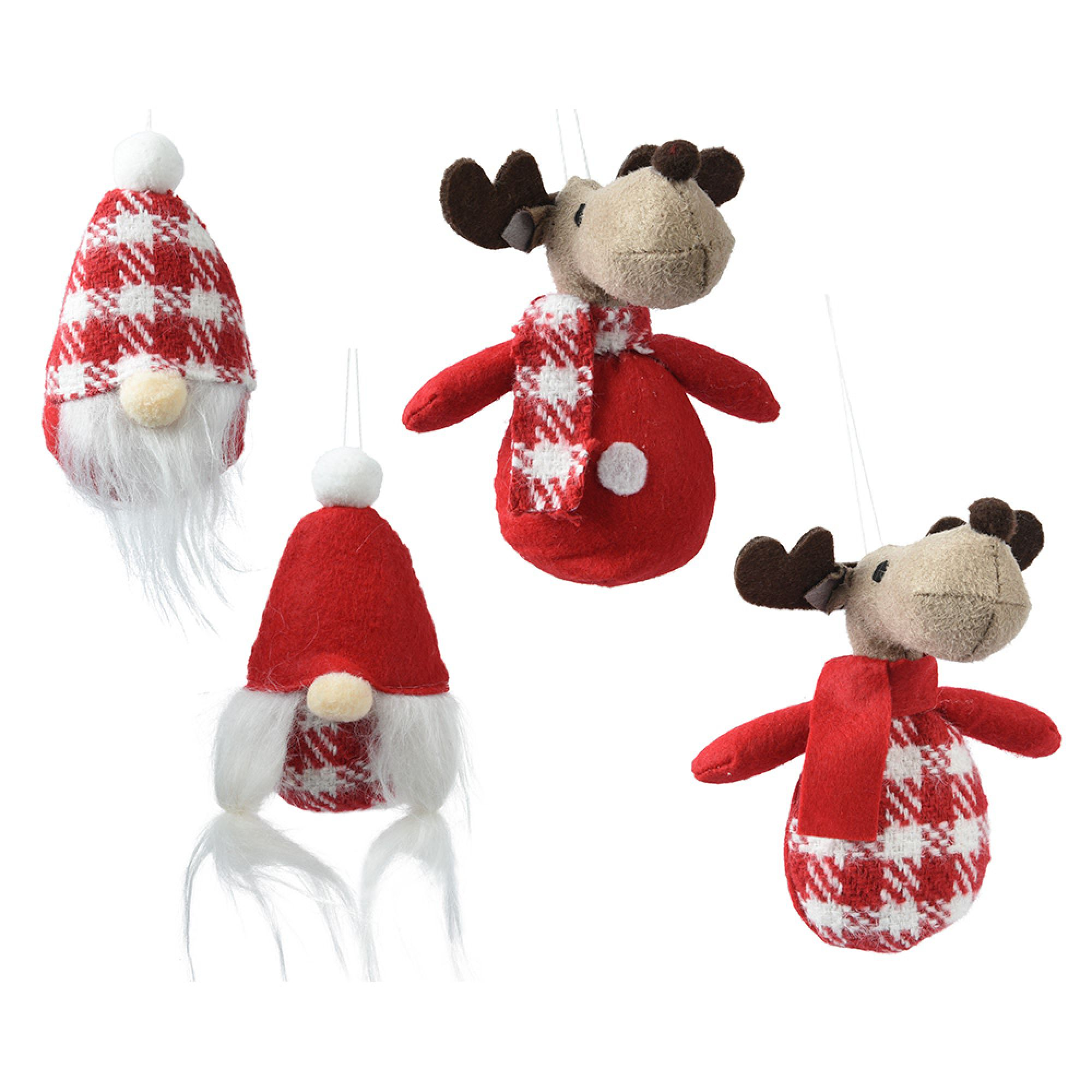 ADORNOS NAVIDEÑOS PARA COLGAR 4 MODELOS