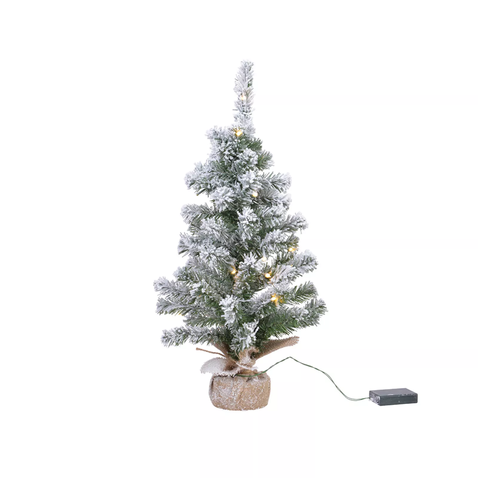 MINI PINO IMPERIAL NEVADO CON MICROLED 45CM