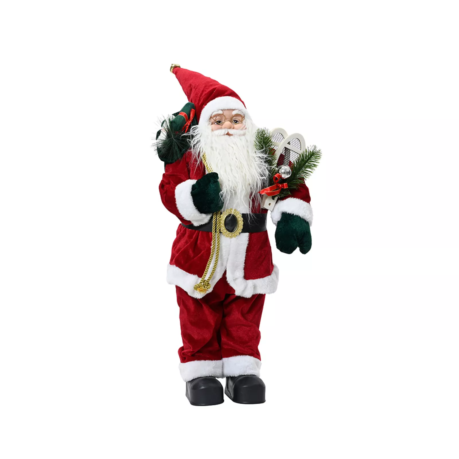 SANTA CLAUS MUÑECO DECORATIVO 17X10X30CM